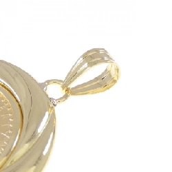 K18YG(枠) Đồng xu Mặt dây chuyền - Hàng hiệu Chính hãng 866862