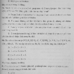 554 Câu Hỏi Trắc Nghiệm Hóa Học 12 xưa 7854