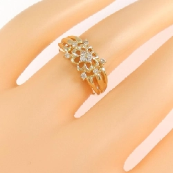 Nhẫn kim cương K18YG 0.14CT - Hàng hiệu Authentic 851408