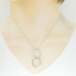 K18WG/750WG Dây chuyền kim cương 0.65CT - Hàng hiệu Authentic 863379