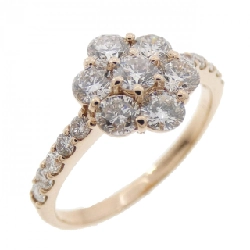 Nhẫn kim cương hoa K18PG 1.00CT