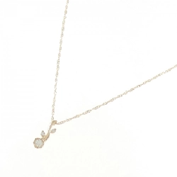 K18PG Hoa Kim Cương Dây Chuyền 0.08CT - Hàng hiệu Chính hãng 866801