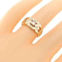 Nhẫn kim cương K18YG 0.10CT 672547