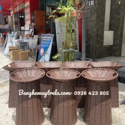 Giỏ trưng trái cây hoa quả siêu thị mây nhựa 927212