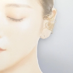 K18YG Bông tai kim cương 0.18CT - Hàng hiệu Chính hãng 870549