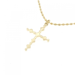 K18YG Dây chuyền kim cương hình chữ thập - Hàng hiệu Authentic 863678