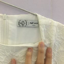 Váy thiết kế by MAY trắng size S 67257