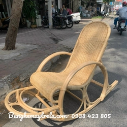 Ghế bập bênh mây tự nhiên đan kín 539076