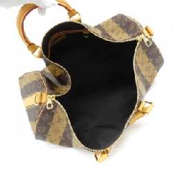 Túi du lịch Louis Vuitton Monogram Stripe (LV Squared) Keepall Bandoulière 2022SS 50cm M45967 614228