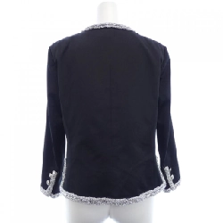 【Mã giảm giá】Áo khoác không cổ CHANEL 643803