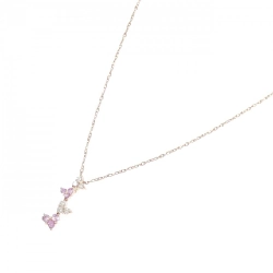 K18PG Dây chuyền hình trái tim Sapphire - Hàng hiệu Authentic 857623