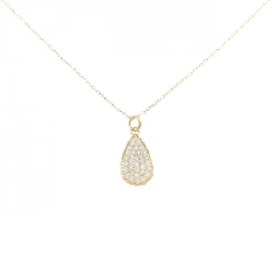 K18YG Pave Diamond Necklace 0.37CT - Hàng hiệu Chính hãng
