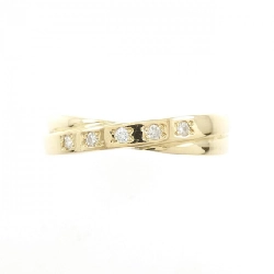 Nhẫn kim cương K18YG 0.04CT 667619