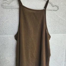 Áo hai dây vải len tăm 600927