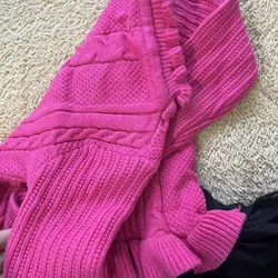 Áo len liền váy bé gái 709002