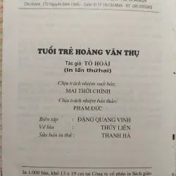 COMBO 2 QUYỂN - nhà văn TÔ HOÀI - CÁI ÁO TẾ • TUỔI TRẺ HOÀNG VĂN THỤ 750787