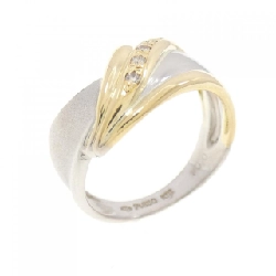 Nhẫn kim cương PT/K18YG 0.04CT - Hàng hiệu Authentic