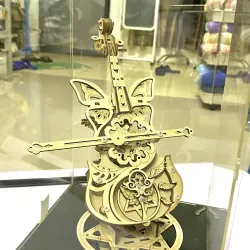 Hộp Nhạc Gỗ Lắp Ráp Đàn Violin Chuyển Động Độc Đáo 779795