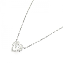 Dây chuyền kim cương PT900/PT850 0.350CT F SI2 hình trái tim - Hàng hiệu Chính hãng 871876