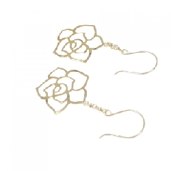 K18YG Bông tai hoa - Hàng hiệu Chính hãng 867608