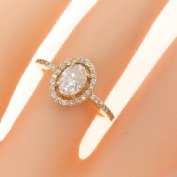 Nhẫn kim cương K18YG 0.59CT 671278