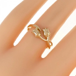 Nhẫn hoa K18YG 673207