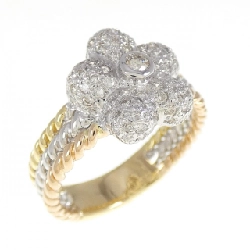 Nhẫn kim cương ba màu K18 0.56CT