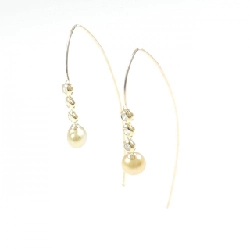 K18YG Bạch Ngọc Trai Bông Tai - Hàng hiệu Chính hãng 865139