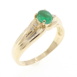 Nhẫn Emerald K18YG 0.39CT - Hàng hiệu Chính hãng
