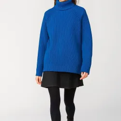Áo len xanh cao cổ 749648