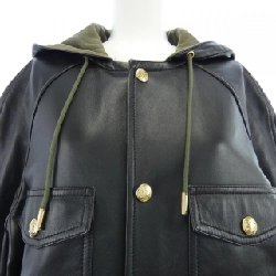 Áo khoác da oversized CELINE 2D493151T 633623