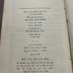 HỢP TUYỀN THƠ VĂN VIỆT NAM ( 1858 - 1920) QUYỂN II 690010
