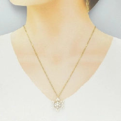 K18YG Tuyết Flake Kim Cương Dây Chuyền 1.50CT - Hàng hiệu Chính hãng 860371