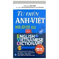 Từ Điển Anh - Việt 80.000 Từ - Việt Fame (Mới 100%) Tiếng Anh, Văn Lang Books - SÁCH ĐẠI HỌC