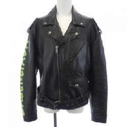 BALENCIAGA 507398 TES24 Áo khoác da biker - Hàng hiệu Chính hãng