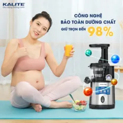 Máy ép chậm Kalite KSJ4412 động cơ đảo chiều ép kiệt bã 572359