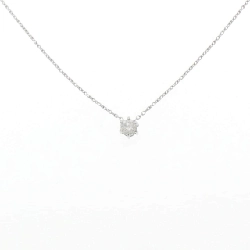 Dây chuyền kim cương Solitaire PT900/PT850 0.21CT - Hàng hiệu Chính hãng