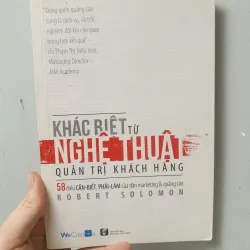 Khác biệt từ nghệ thuật quản trị khách hàng