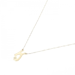 K18YG Chữ cái K Dây chuyền kim cương 0.02CT - Hàng hiệu Chính hãng 863229