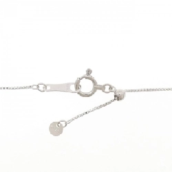 K18WG Chữ cái R Dây chuyền kim cương 0.20CT - Hàng hiệu Chính hãng 859848