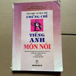 Tài liệu luyện thi chứng chỉ tiếng anh môn nói