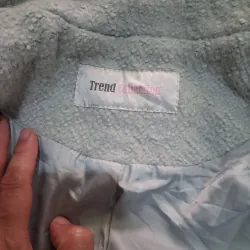 Áo khoác blazer nữ màu xám chất liệu dạ mềm mại size L 1014010