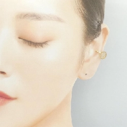 K10YG Bông tai kim cương một bên - Hàng hiệu Authentic 871854