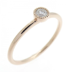 Nhẫn kim cương K18PG Solitaire 0.100CT