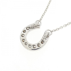 K18WG Mặt dây chuyền hình móng ngựa kim cương 0.13CT - Hàng hiệu Chính hãng 861864