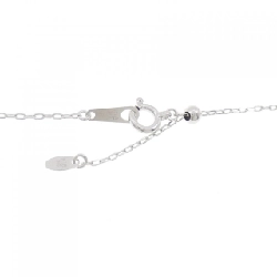 K18WG Hoa Đá Kim Cương Dây Chuyền 0.20CT - Hàng hiệu Chính hãng 860284