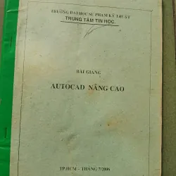 [Sách kỹ thuật] Vẽ Autocad nâng cao 
