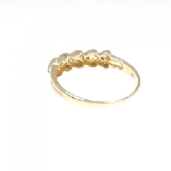 Nhẫn kim cương hình trái tim K18YG 672834