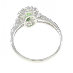 Nhẫn Garnet Xanh PT950 0.36CT 669681