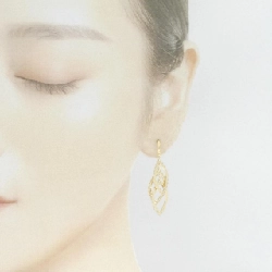 K18YG Bông tai - Hàng hiệu Authentic 878649